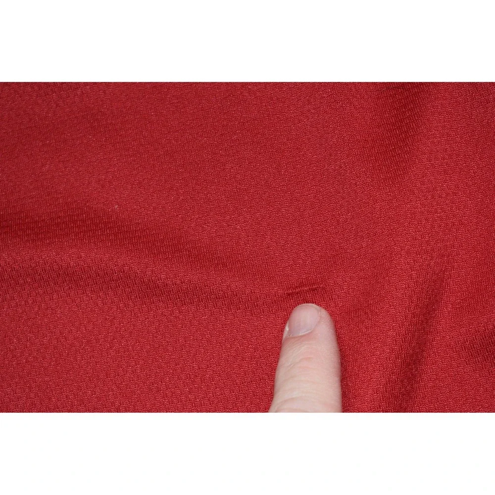 Nike Golf Pullover Mens XL Red Dri-Fit Quarter Zip Long Sleeve Sportswear Poly